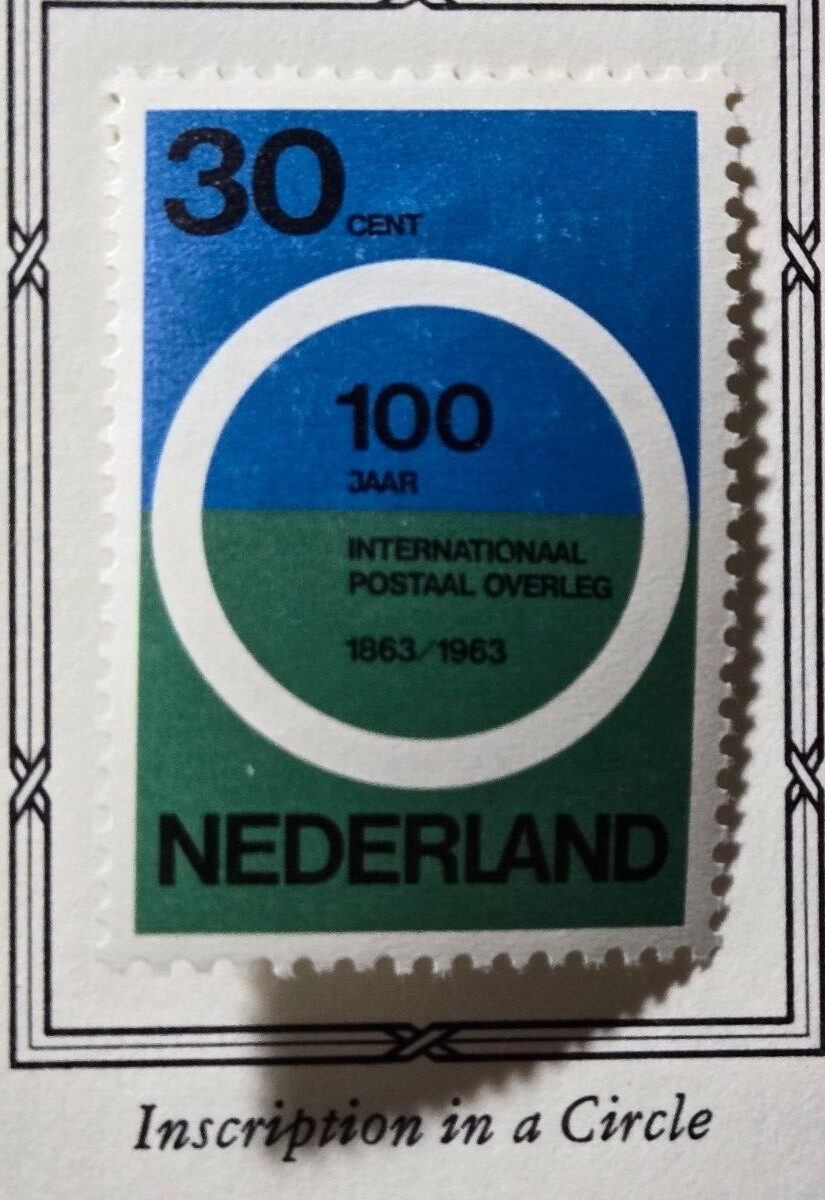 Stamp Europe Netherlands 1963 Conference A96 #415 MLH
