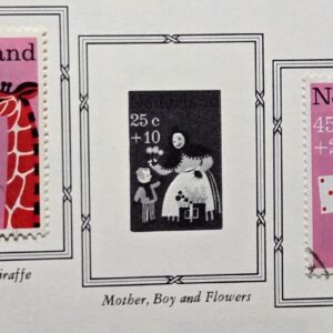 Stamp Europe Netherlands 1967 Child Welfare SP186 B431 & 433 used
