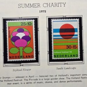 Stamp Netherlands 1972 Summer Charity SP198 B481-484 MNH