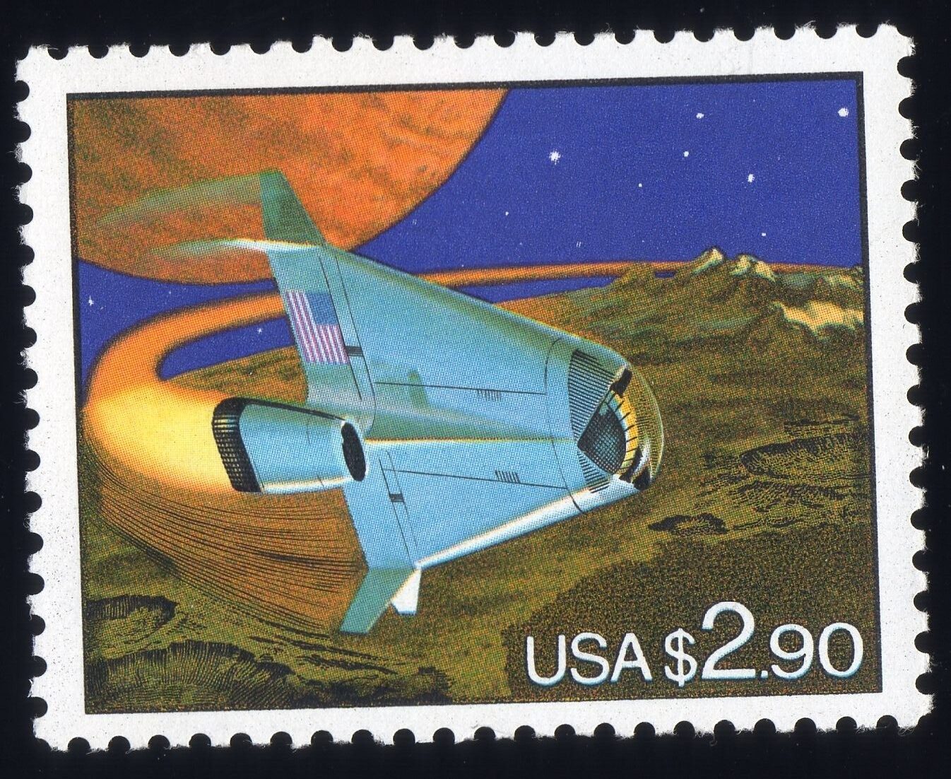 Scott #2543 Space Shuttle $2.90 Single Stamp - MNH