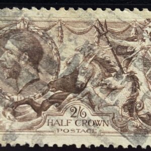 Stamp Great Britain 1919 A91 #179 "Britannica Ruling the Waves" 2sh6p used