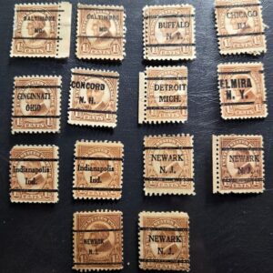 Stamp USA #582 x 14 1925 Warren G. Harding used