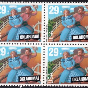Scott #2722 Oklahoma! Musical Block of 4 Stamps - MNH
