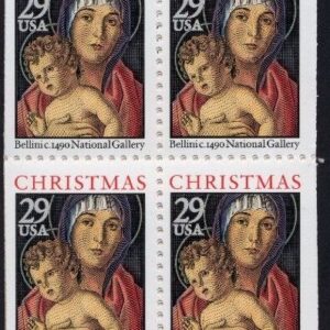 Scott #BK202A (2710a) Madonna (Christmas) Booklet Of 20 Stamps - MNH