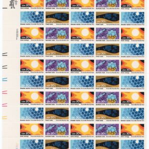 Scott #2006-2009a Knoxville World Fair Sheet of 50 Stamps - MNH LL Solar E 1st
