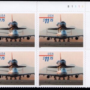 Scott #3262 Piggy Back Shuttle Plate Block of 4 Stamps - MNH UR