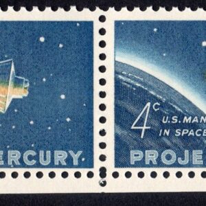 Scott #1193 Project Mercury Horizontal Pair of Stamps - MNH
