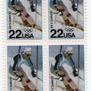 Scott #2369 Olympic Skiing Block of 4 Stamps - MNH