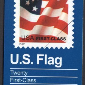 Scott #BK290 (3624a) 2002 Waving Flag Booklet of 20 Stamps - MNH