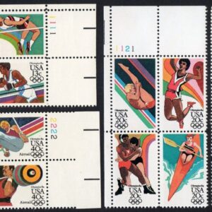 Scott #c104a c112a 2051a 2070a Olympics Plate Block of 4 stamps - MNH #1