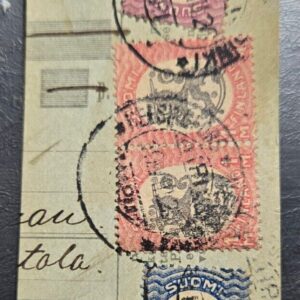 Stamp Finland Cover A19 1917-1925 #97, 101 (2), 138