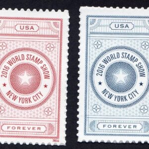 Scott #5062-63 (5063a) World Stamp Expo 2016 Single Stamps MNH Opposite Selvage
