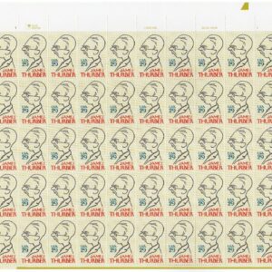 Scott #2862 James Thurber Sheet of 50 Stamps - MNH Color Register