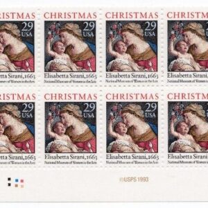 Scott #2871 Madonna & Child (Sirani) Plate Block of 20 Stamps - MNH P#1111-1