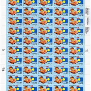 Scott #2999 Republic of Palau (seashell) Sheet of 50 Stamps - MNH P#11111