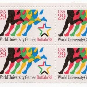 Scott #2748 29¢ World University Games Plate Block of 10 Stamps - MNH
