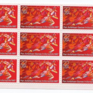 Scott #2247 Pan-American Games Plate Block of 12 Stamps - MNH