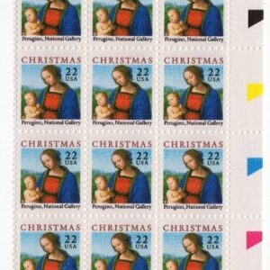 Scott #2244 22¢ Madonna (Periguno) Plate Block of 30 Stamps - MNH P#22222 UR