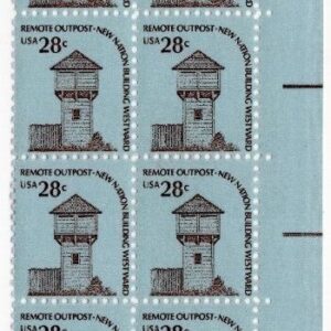 Scott #1604 Remote Outpost Ft. Nisqually Plate Block of 20 Stamps MNH P#38772 LR