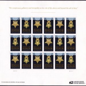 Scott #4823c (4822-23) Medal of Honor (Army & Navy) Sheet of 20 Stamps - MNH