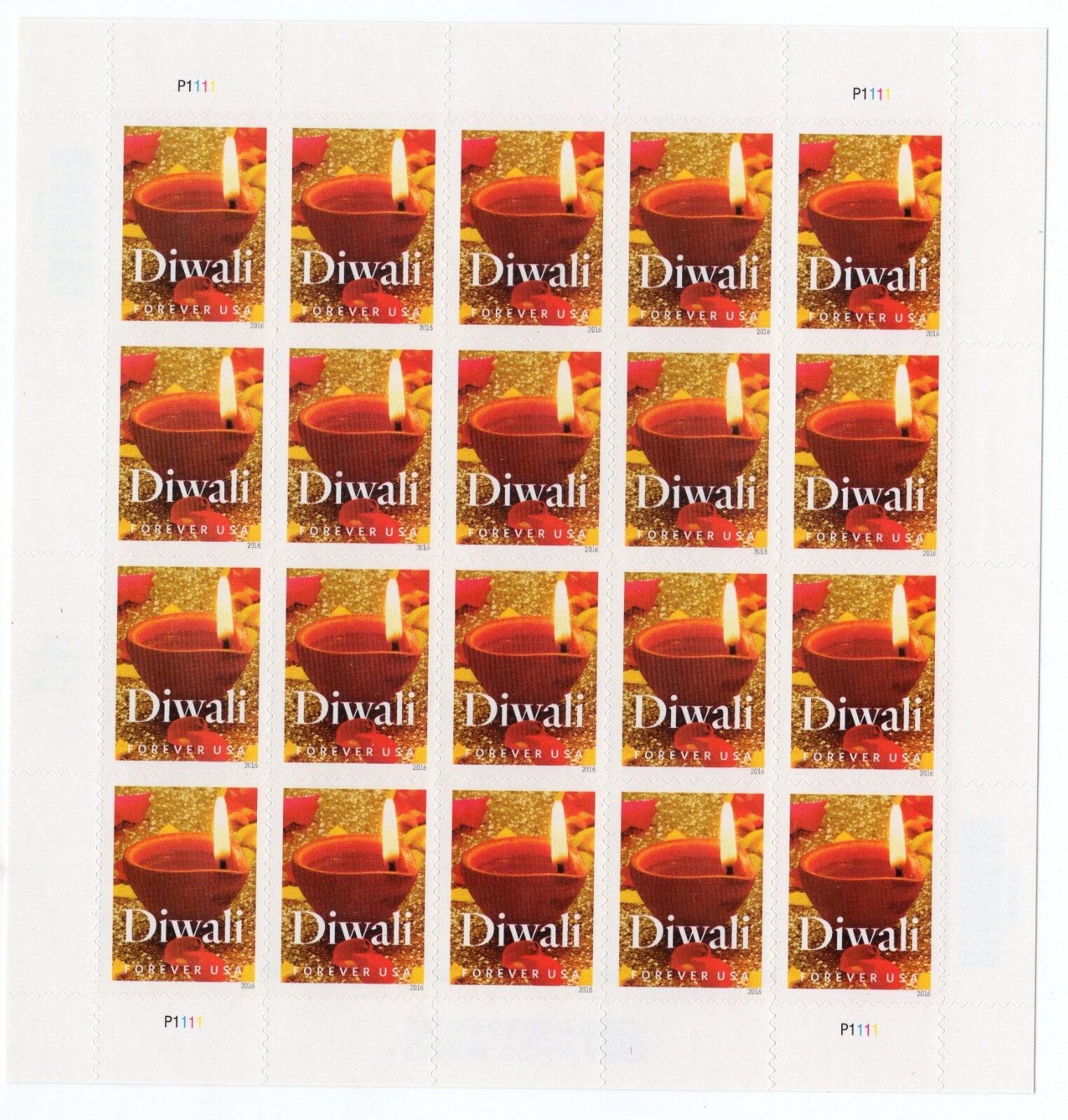 Scott #5142 Diwali Sheet of 20 Stamps - MNH