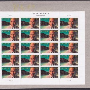 Scott #4866 Ralph Ellison Black Heritage Sheet of 20 Stamps - Sealed
