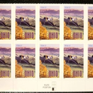 Scott #3773 Ohio Plate Block of 10 Stamps - MNH Bottom