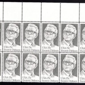 Scott #1874 Everett Dirksen Plate Block Of 20 Stamps - MNH P#7 UR