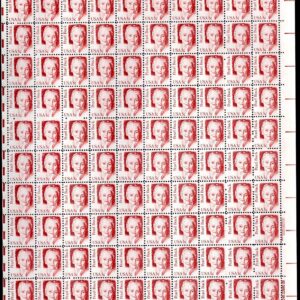 Scott #1848 Pearl Buck Great Americans Sheet of 100 Stamps - MNH P#1 UR