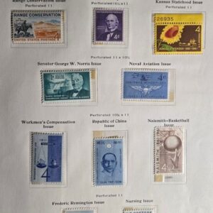 Scott 1961 1176-77, 1183-90 A614-15, 621-628 MNH