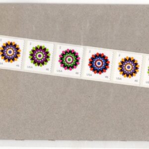 Scott #4725a Kaleidoscope Flowers Coil of 25 Stamps - Sealed
