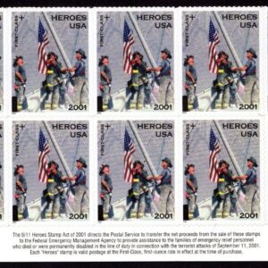 Scott #B2 America Responds Bottom Plate Block of 10 Stamps - MNH