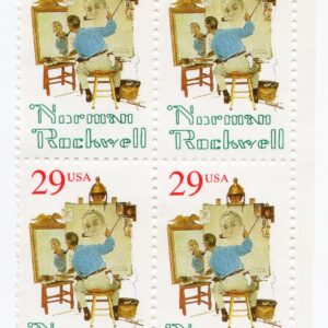 Scott #2839 Norman Rockwell Block of 4 Stamps - MNH