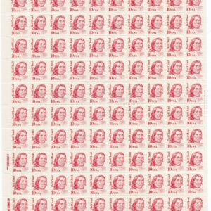 Scott #2175 Red Cloud Sheet of 100 Stamps - MNH P#1 UL Dull Gum #6