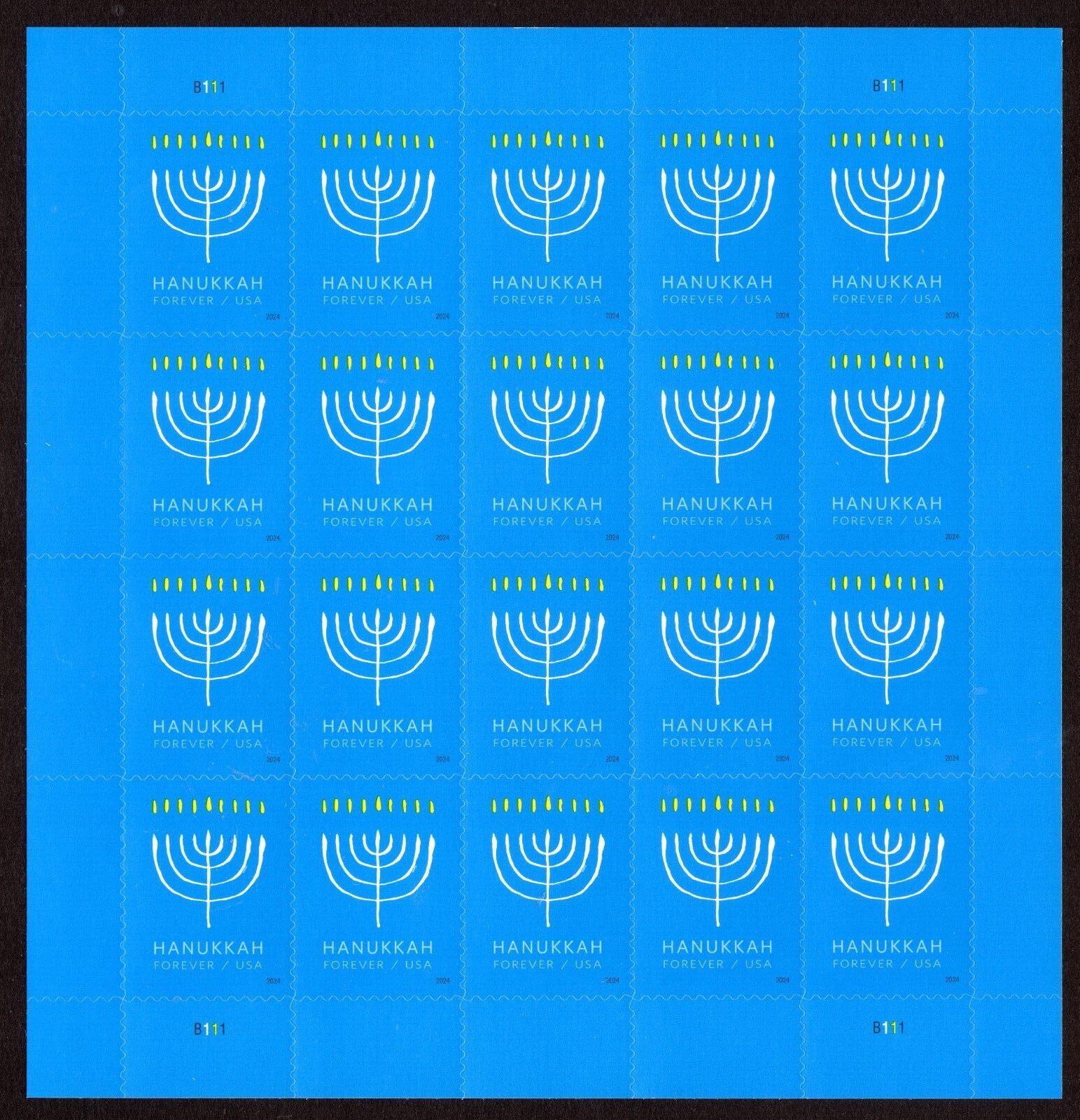 Scott #5945 Hanukkah Sheet of 20 Stamps - MNH