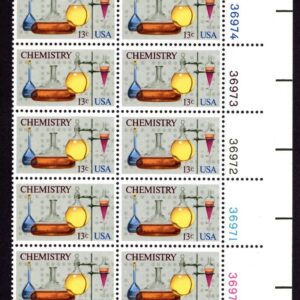 Scott #1685 Chemistry Plate Block of 14 Stamps - MNH LR