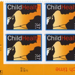 Scott #3938 Child Health Plate Block of 4 Stamps - MNH