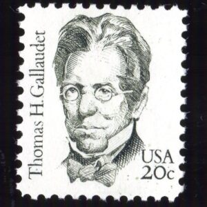 Scott #1861 Thomas H. Gallaudet Single Stamp - MNH