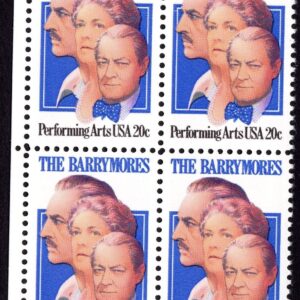Scott #2012 Barrymores Block of 4 Stamps - MNH