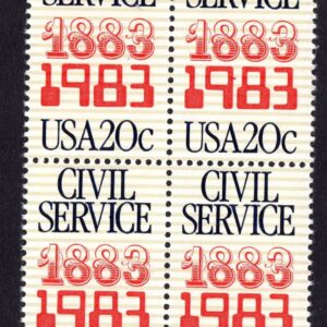 Scott #2053 Civil Service Block of 4 Stamps - MNH