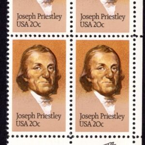 Scott #2038 Joseph Priestley (Chemistry) Zip Block of 4 Stamps - MNH
