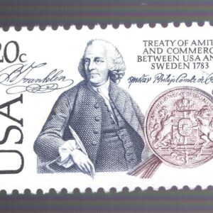 Scott #2036 Sweden Benjamin Franklin Single Stamp - MNH