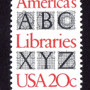 Scott #2015 America's Libraries Single Stamp - MNH
