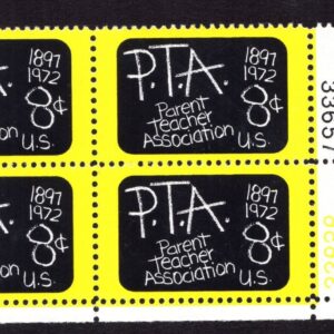 Scott #1463 PTA Plate Block of 4 Stamps - MNH LR