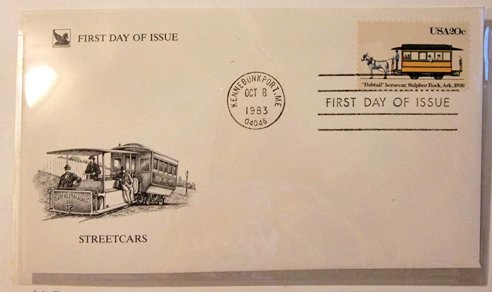 Scott #2059-2062 Street Cars (4) separate FDC