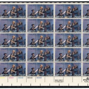 Scott #1631a (1629-31) Spirit of 76 Full Sheet of 50 Stamps - MNH