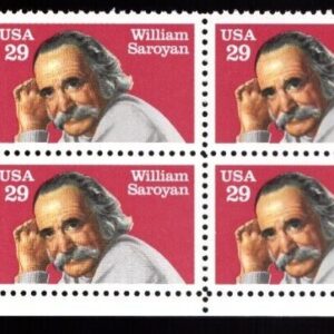 Scott #2538 William Saroyan Plate Block of 10 Stamps - MNH