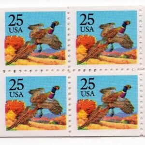 Scott #BK159 (2283c) Pheasant Booklet of 20 Stamps - MNH