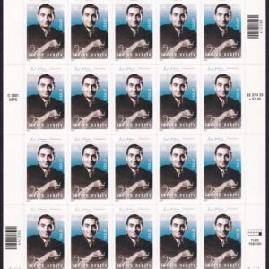 Scott #3669 Irving Berlin (God Bless America) Full Sheet of 20 Stamps - MNH