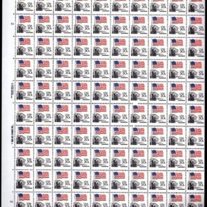 Scott #1894e Flag over Supreme Court Sheet of 100 Stamps MNH P#2 (2 Plate #s) LL
